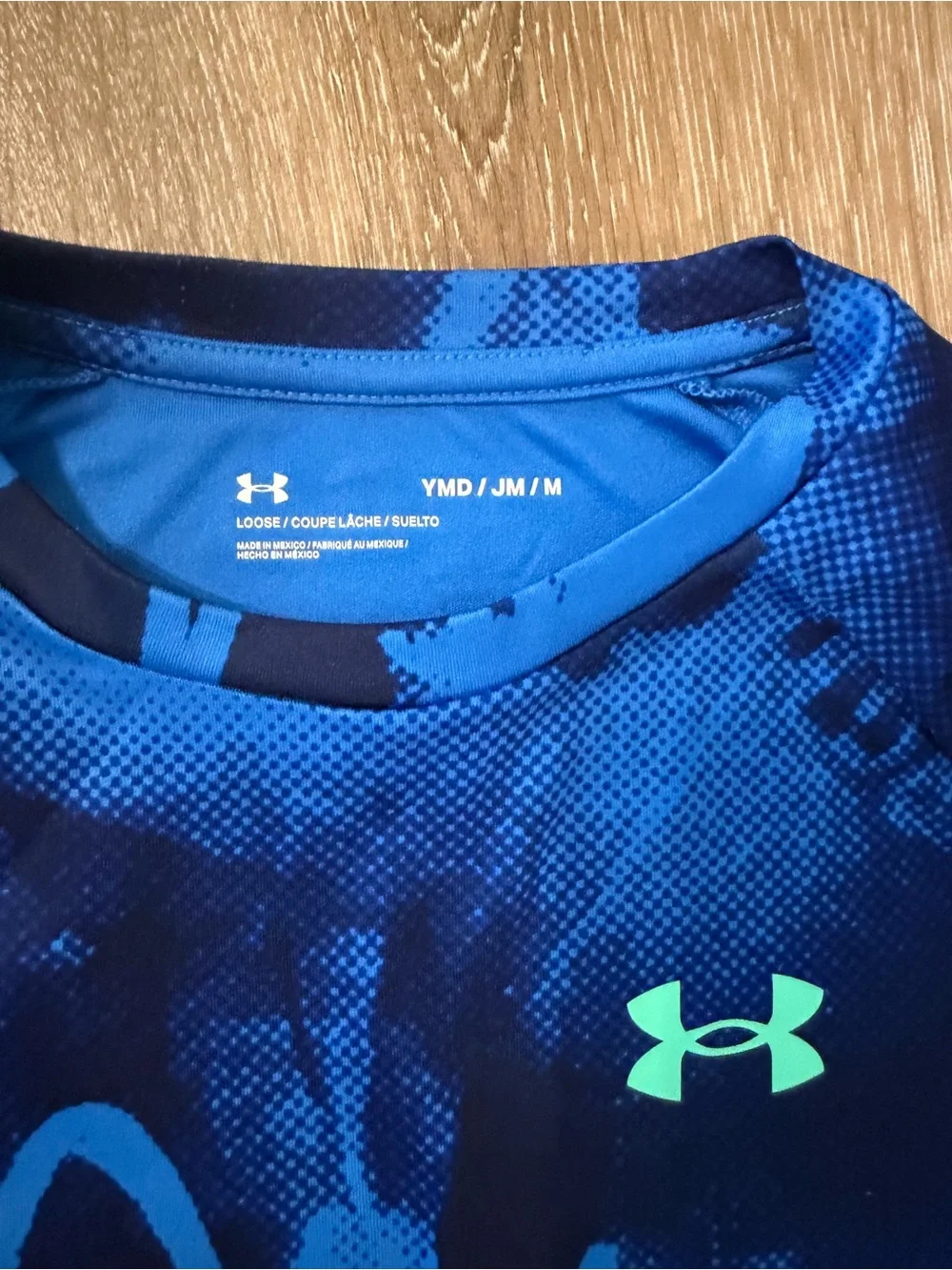 Under Armour Boys' Blue & Teal Swim Rashguard and Shorts Set